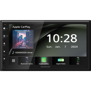 Kenwood DMX6523DABS - 6.8 Inch Wireless Carplay Android Auto Mirroring Bluetooth DAB+ Screen