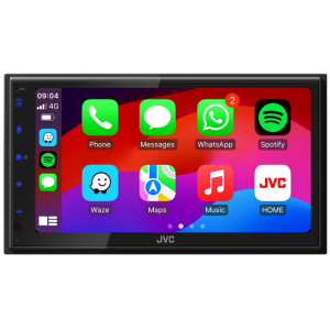 JVC KW-M595DBT - 6.8” Wired CarPlay Android Auto Mirroring DAB+ Radio Screen