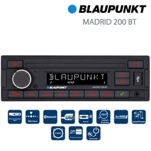 Blaupunkt Madrid 200 BT - MP3 Tuner Bluetooth Stereo USB AUX