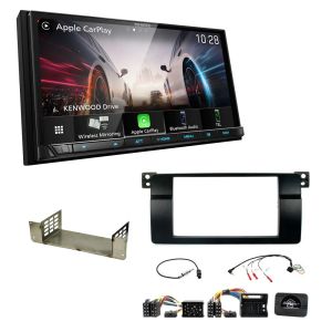 BMW E46 M3 Kenwood Stereo Upgrade Double Din Carplay Android Auto Screen