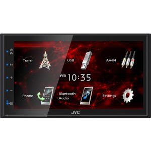 JVC KW-M180BT - 6.75" Touchscreen Digital Multimedia Bluetooth USB Stereo