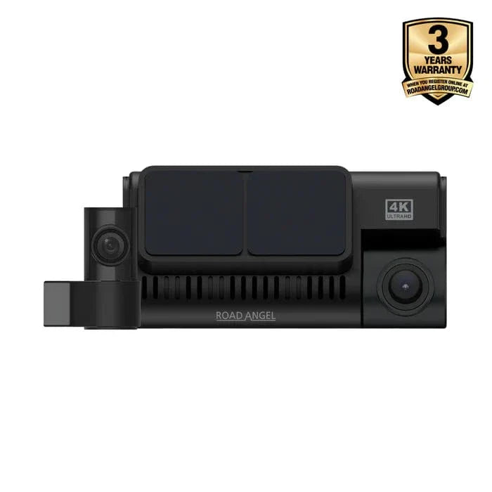 Road Angel Halo Ultima 4K Dual Dash Cam with Parking Mode & Quick Release mounting (B-Stock)