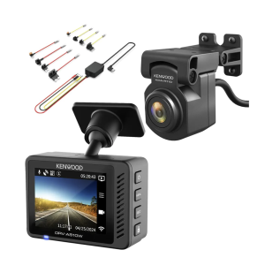 Kenwood DRV-A610W - 3.0" LCD 4K DashCam HD Rear Cam with built-in Wireless LAN & GPS With 64GB SD & Hardwire kit